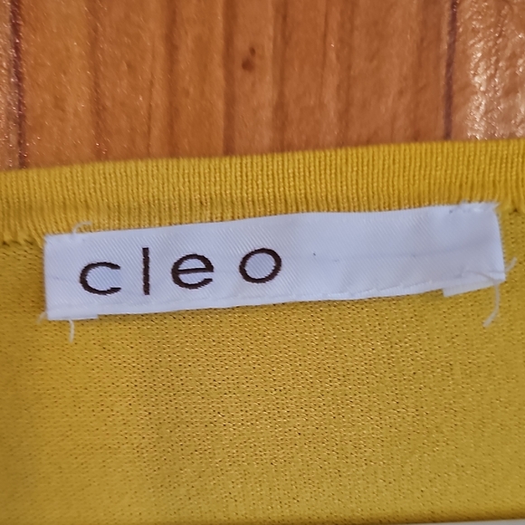 Mustard Lace Cotton Cardigan - Picture 8 of 9